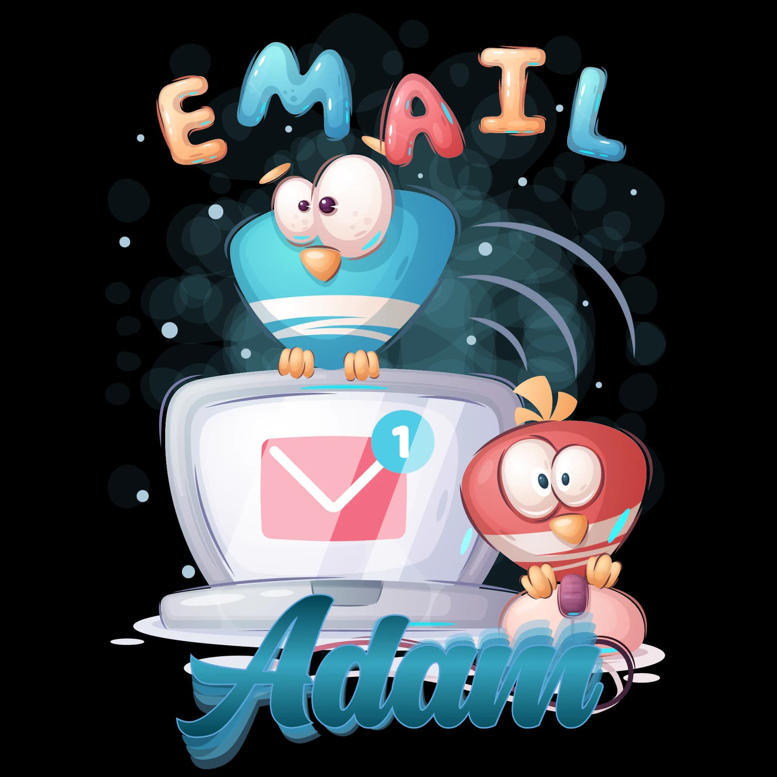 ملصق اسم باب غرفة الأطفال Emil