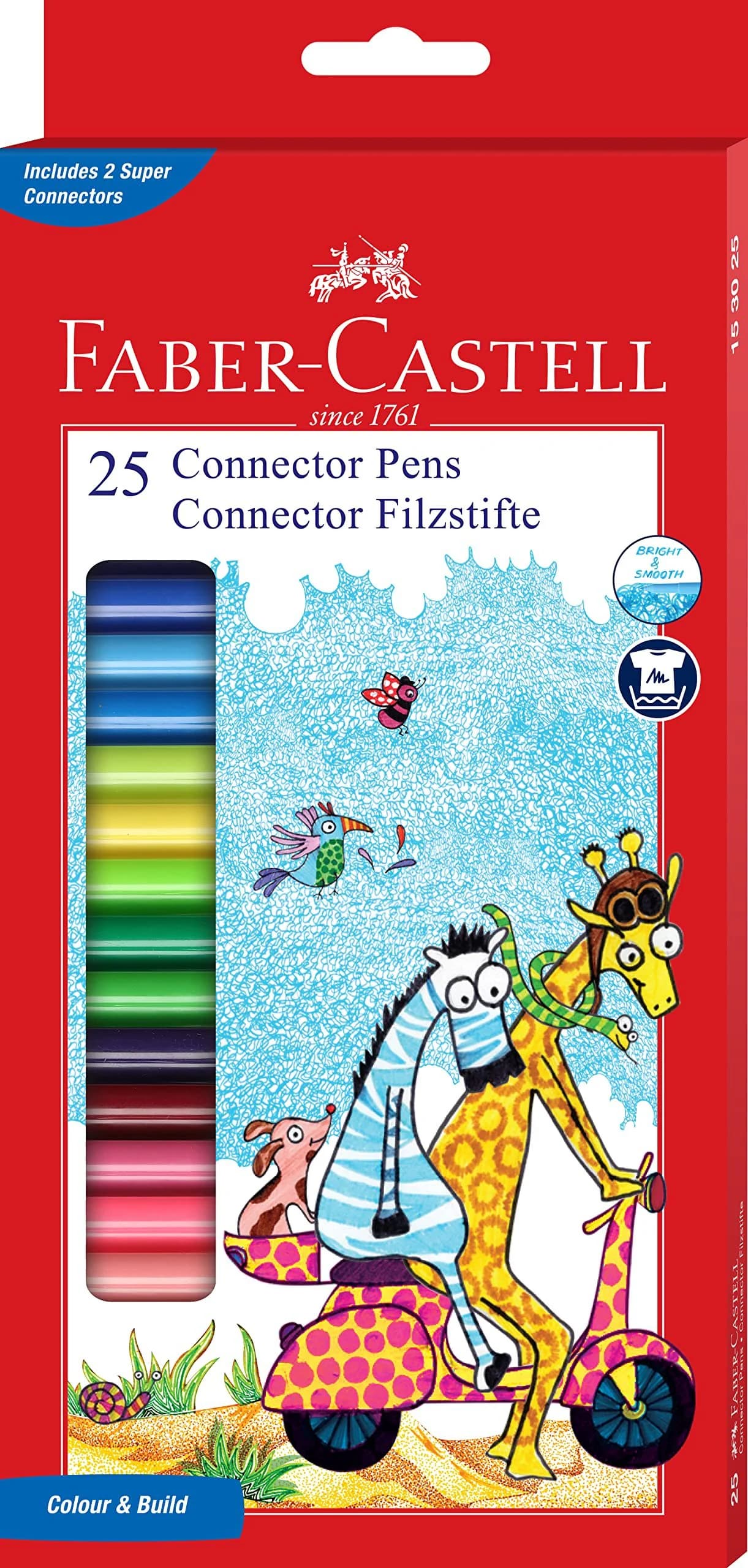 أقلام التوصيل فابر-كاستل (Faber-Castell) 25لون