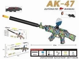 ندقية رشاش AK-47 كهربائية للعب (Gel Blaster)