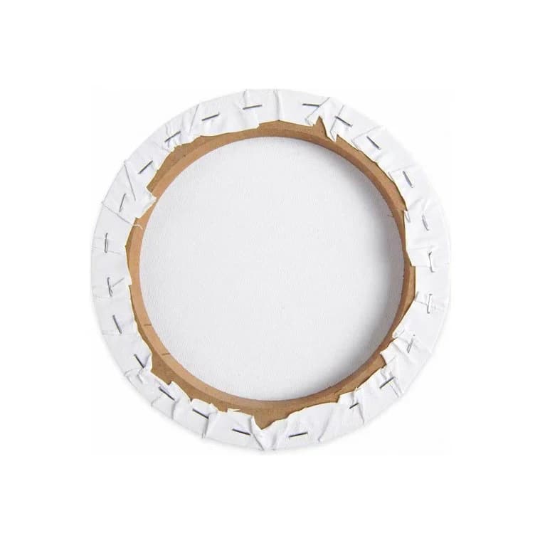 لوح كانفس دائري 20 سم   Circular Artist Canvas 20cm