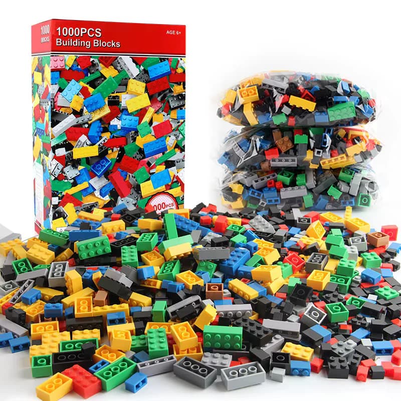 مكعبات بناء (Building Blocks) تتكون من 1000 قطعة