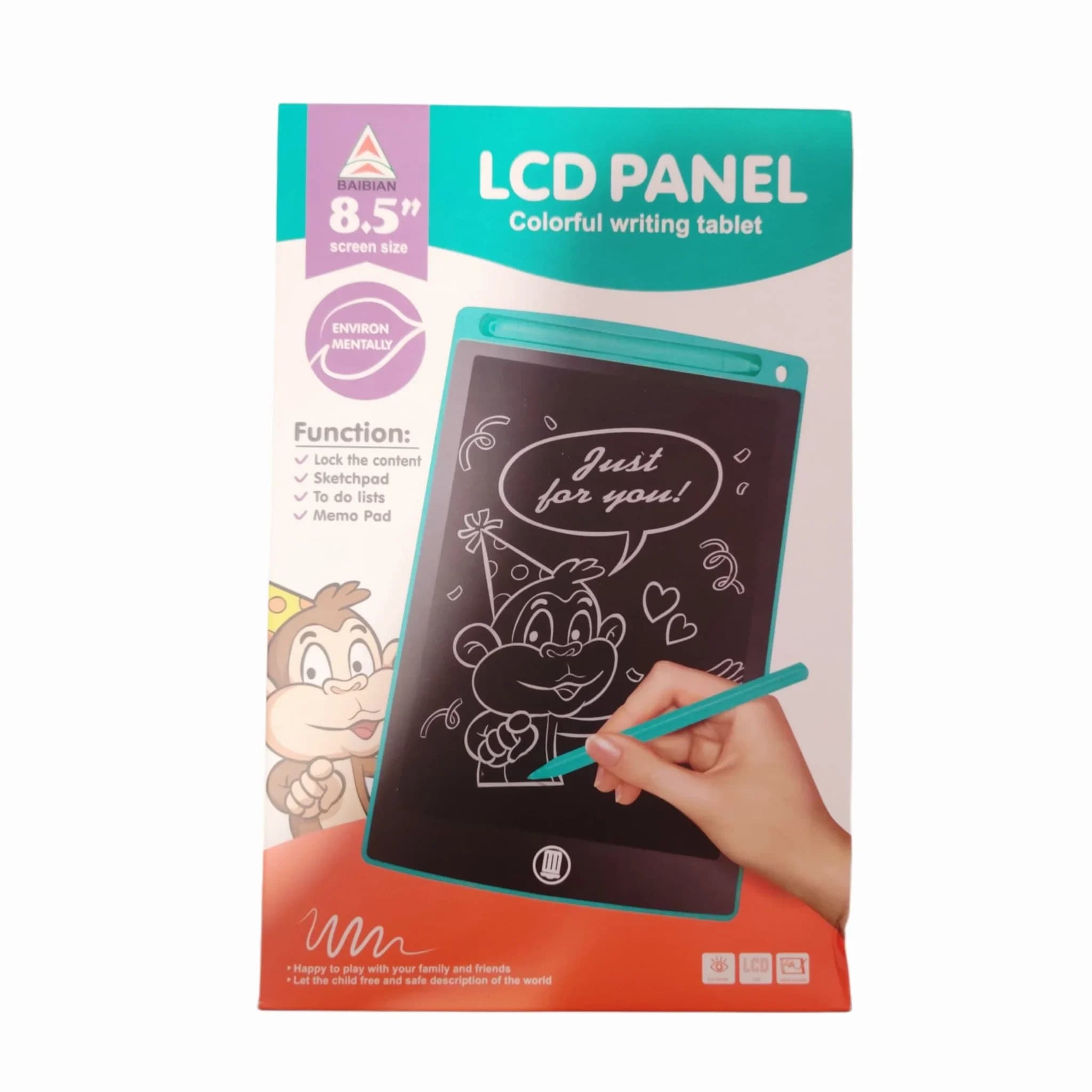 لوح كتابة إلكتروني بشاشة LCD ملونة
