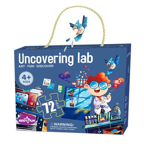 أحجية مختبر الاكتشاف (Uncovering Lab Puzzle) 72 قطعة