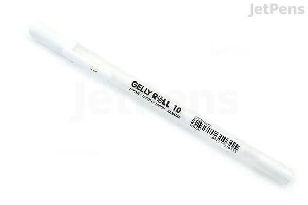 قلم جل ابيض GELLY ROLL White