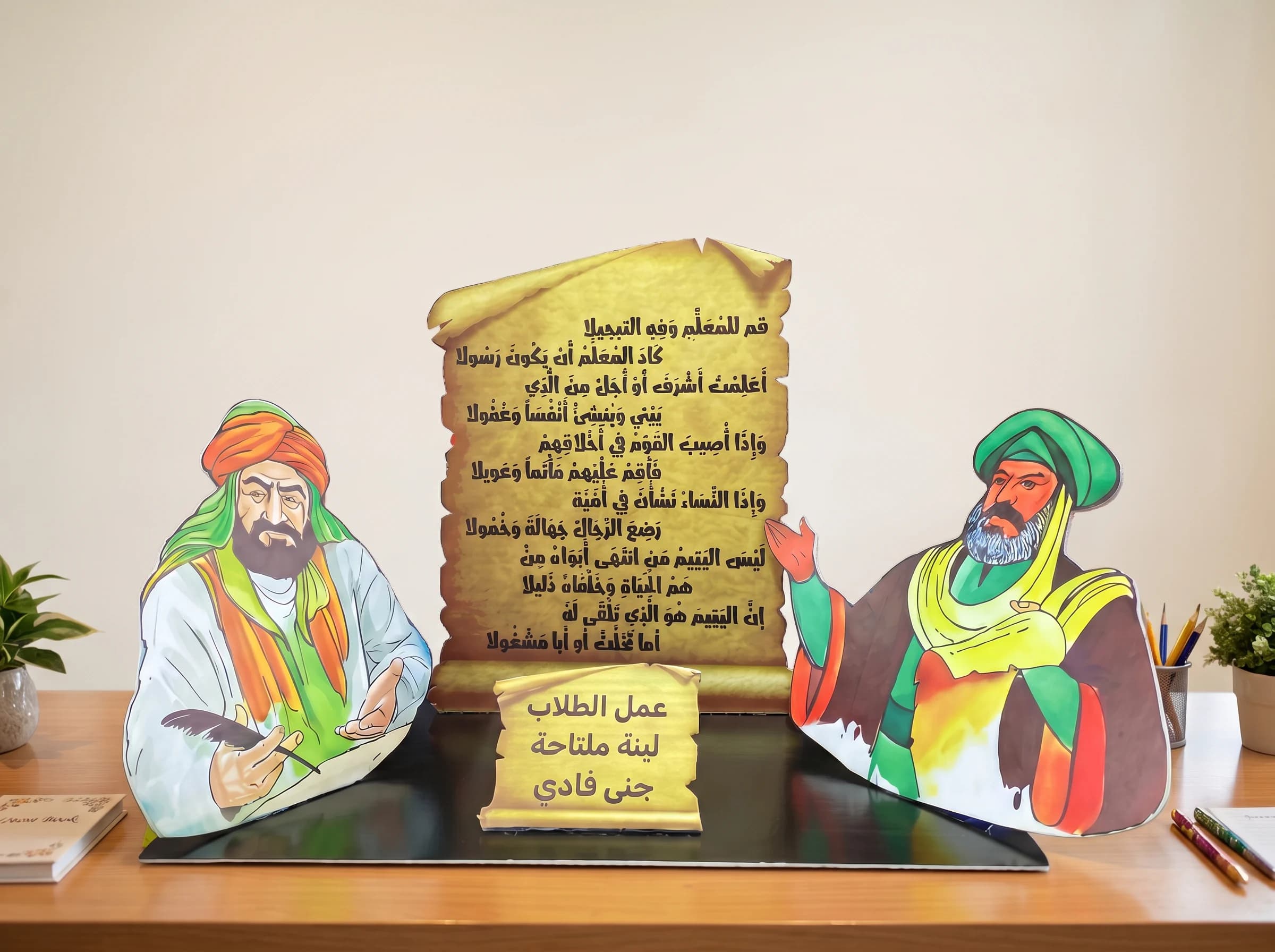 مجسم الشعر العربي