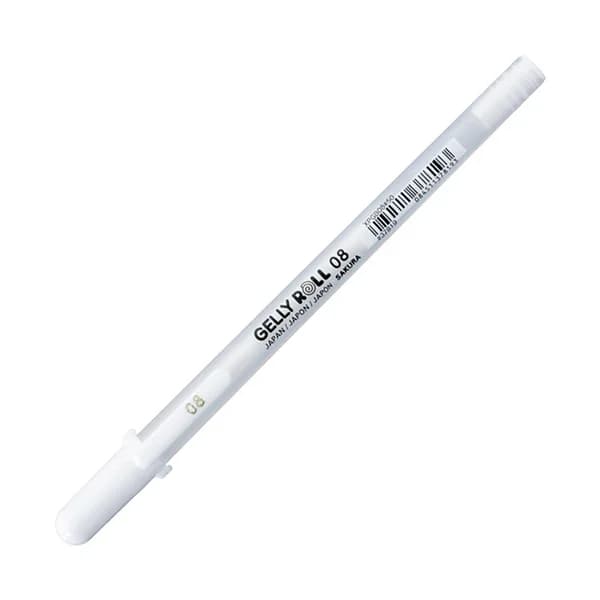 قلم جل ابيض GELLY ROLL White