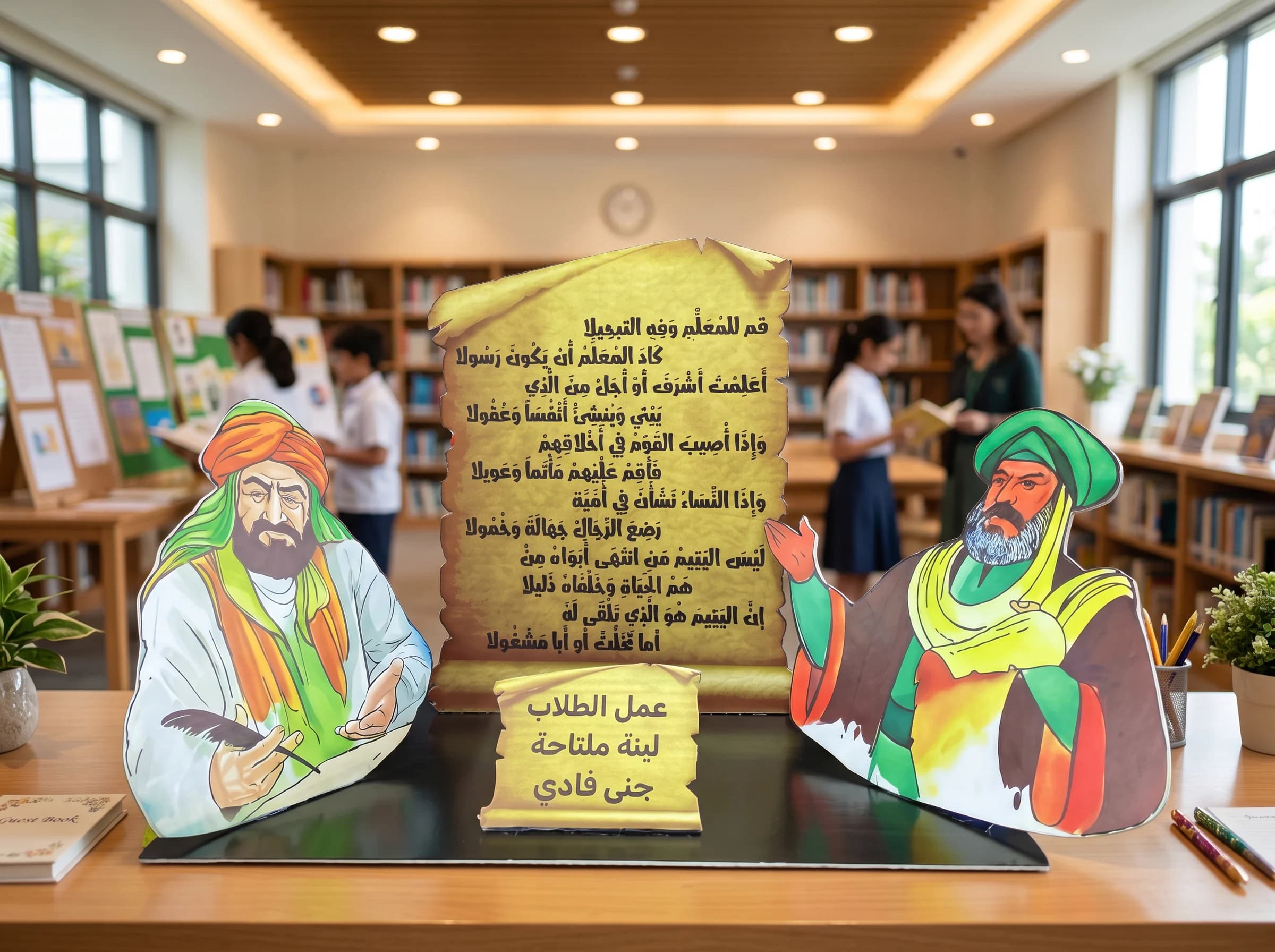مجسم الشعر العربي