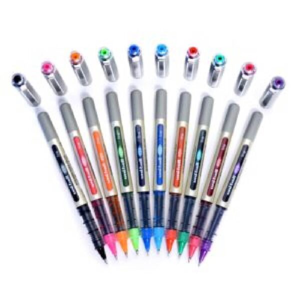 قلم Uni Ball سائل 0,7 ملم - متوفر ب ١٠ الوان