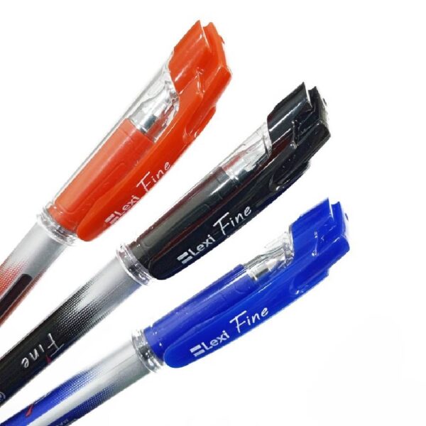 قلم حبر جاف ليكسي - ثلاثة ألوان مختلفة