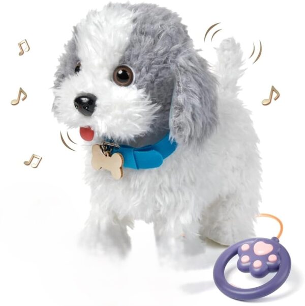 كلب إلكتروني تفاعلي قطيفة للأطفال